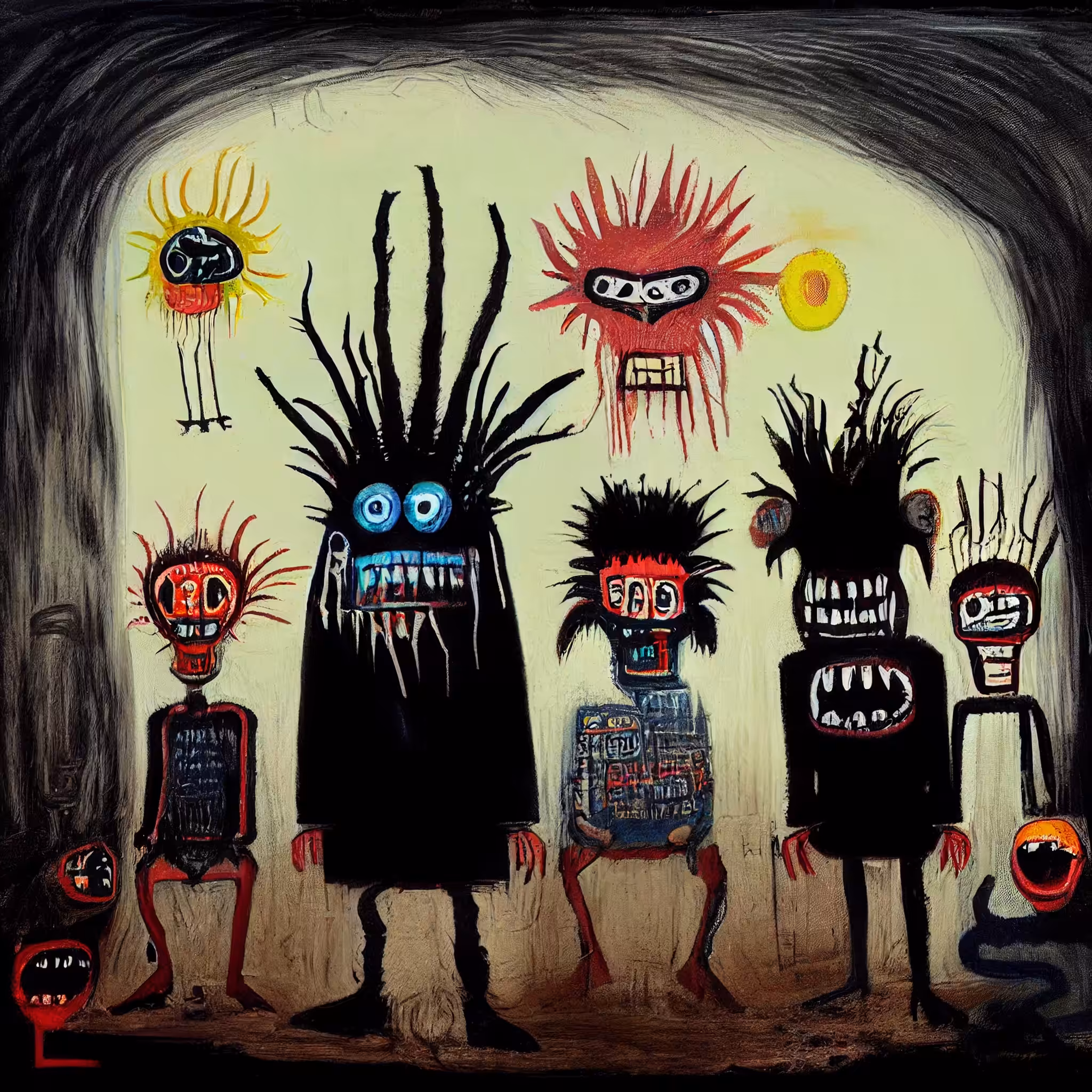Basquiat Little Creatures: Little Creature #00095