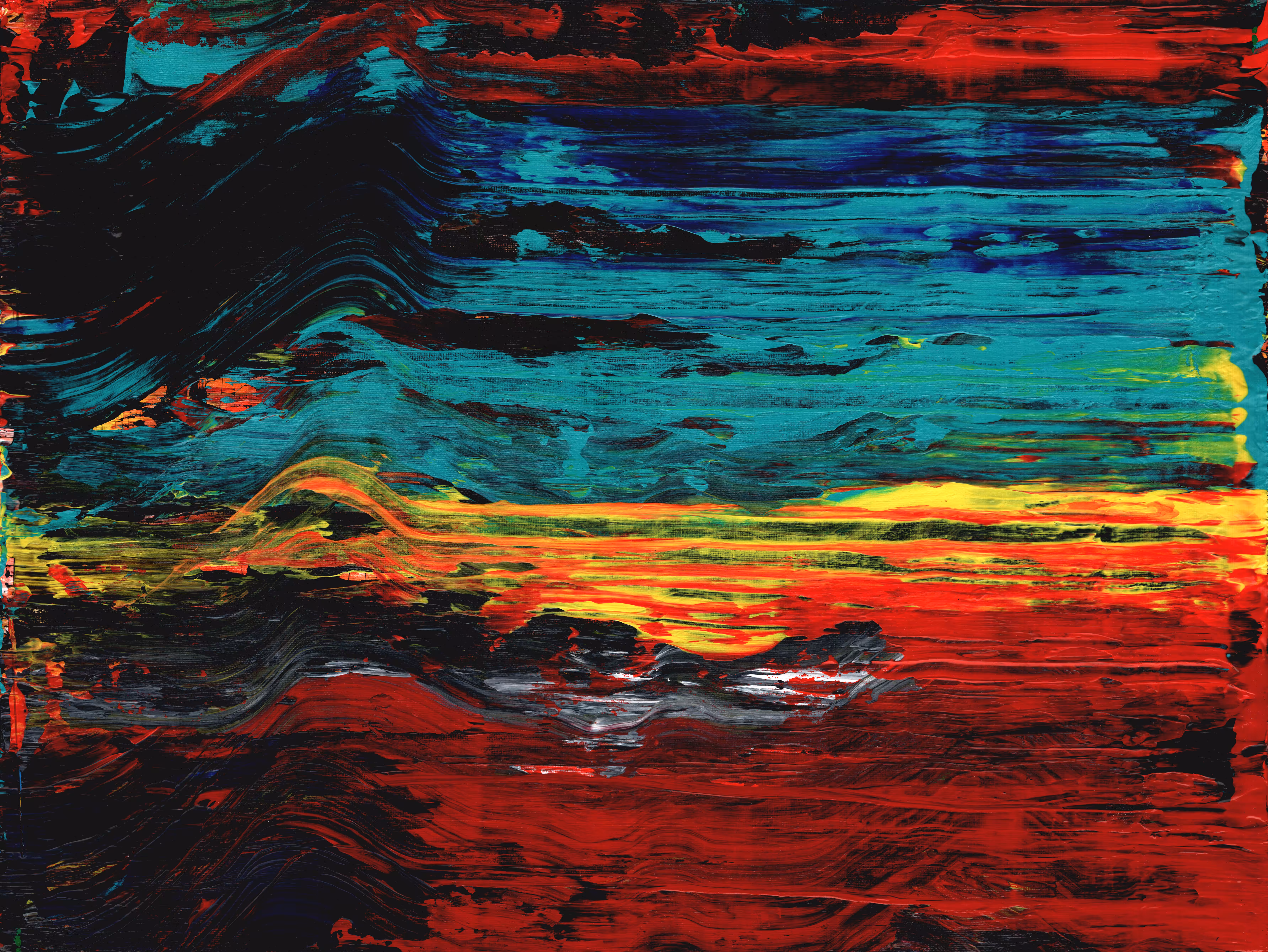 Abstract Glitch Mountains