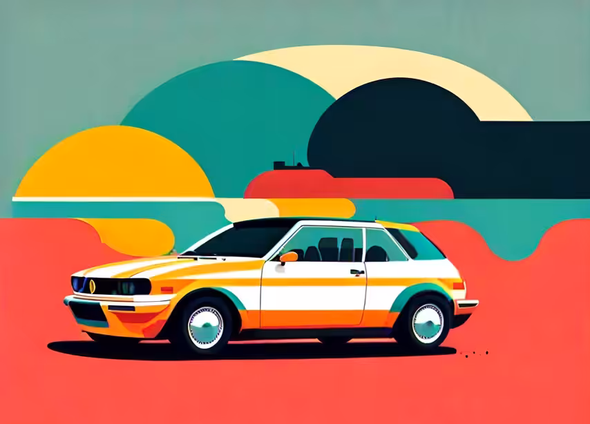 Vibrant Coupe Escape