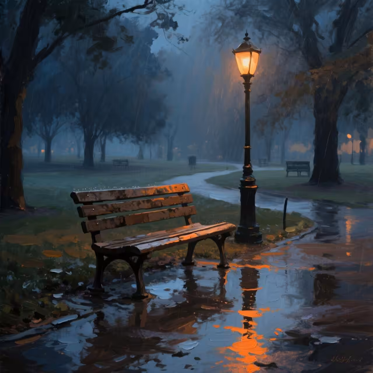 The Happy Valley: Rainy day 