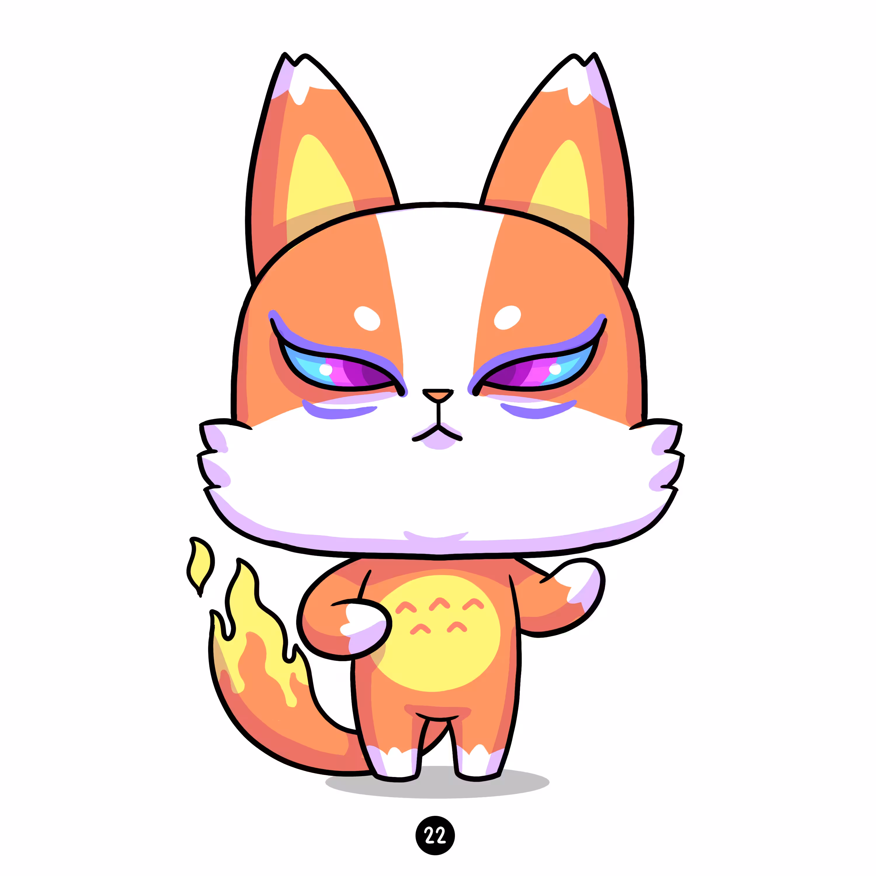 FIRE TAIL FOX