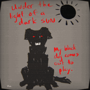 My black dog