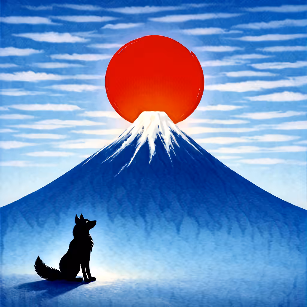 Simple Fuji Art: The Watcher