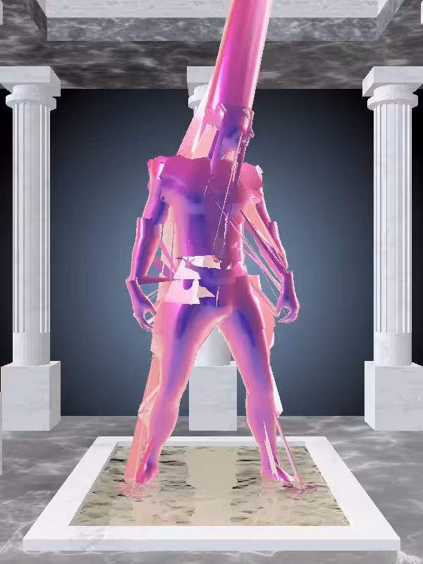 HeavenComputer: The Shooter Magnetic Magenta Man #2666