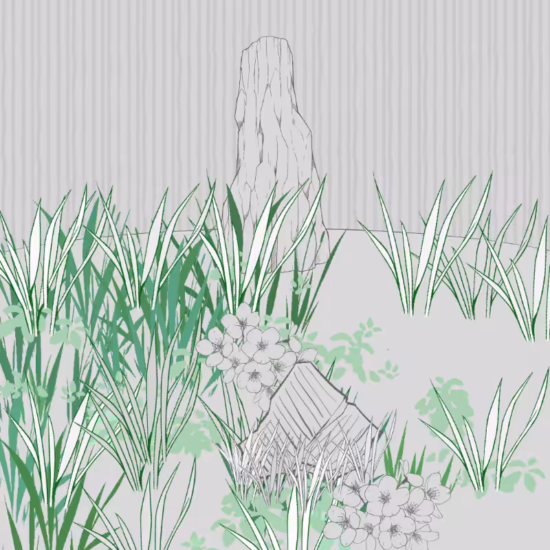 Wild Grass and Rubble #71