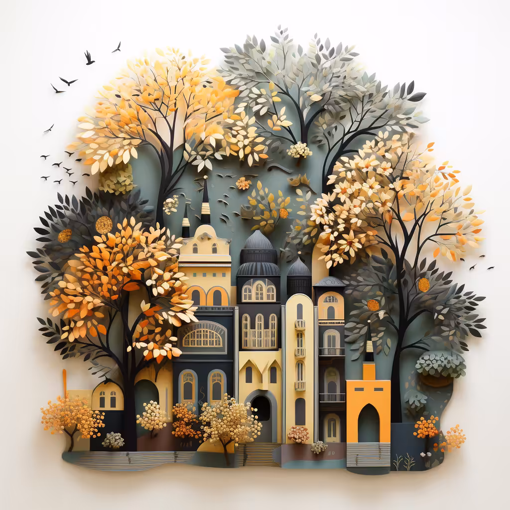 Paper Dreams: House in the woods #12