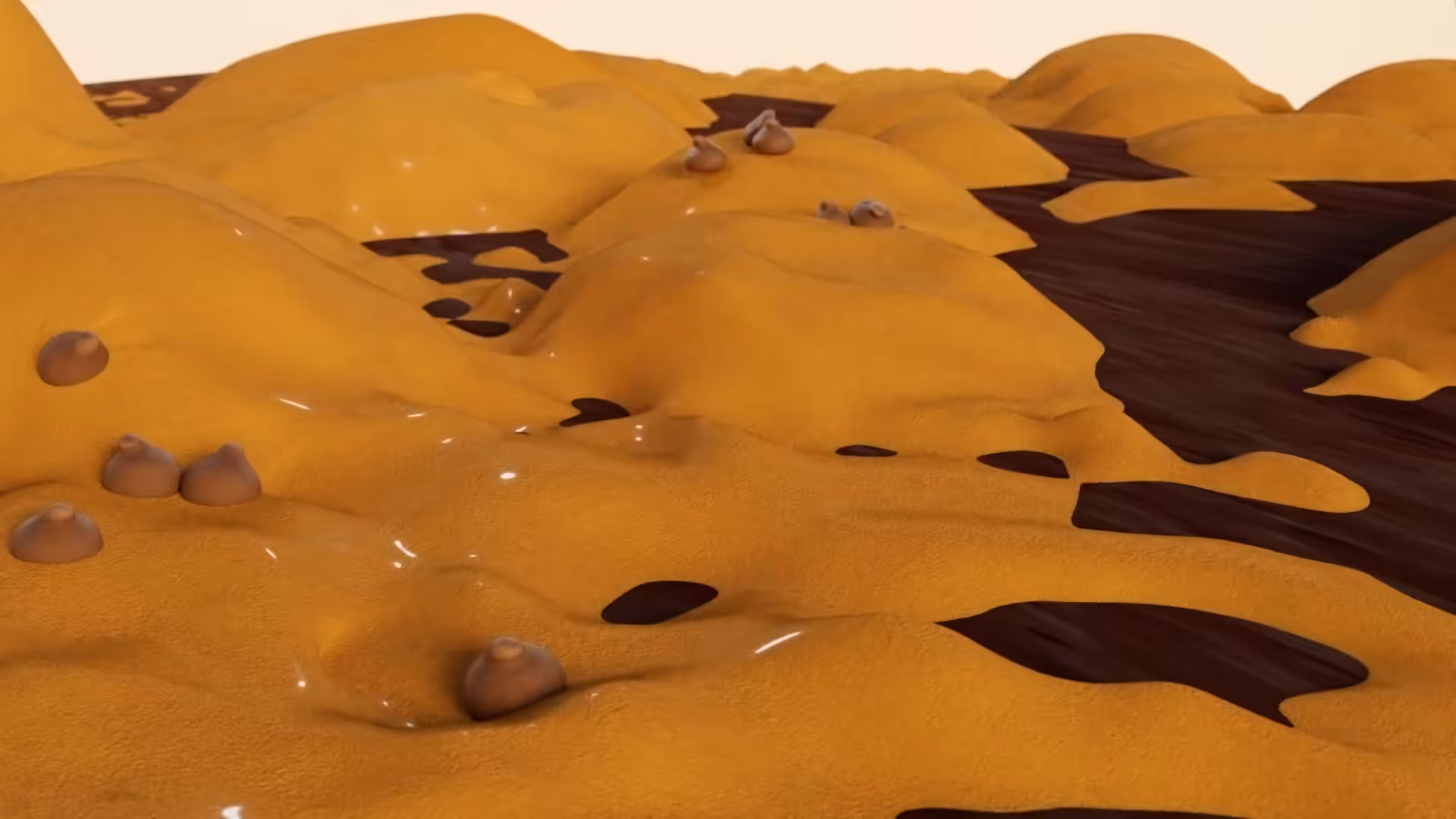 Peanut butter hills