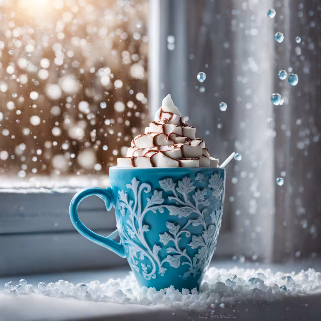 Hot chocolate with marshmallows