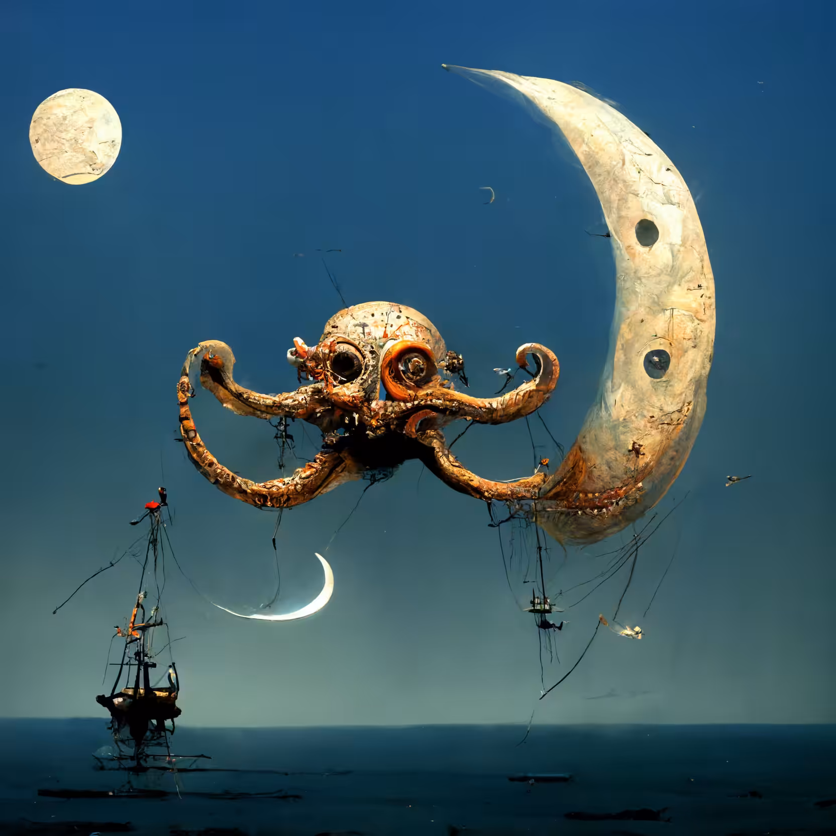 Octopus Moon 