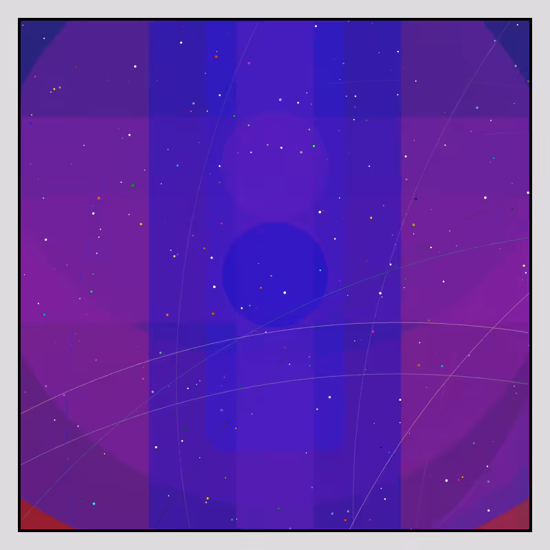 Color Field Starry B #141