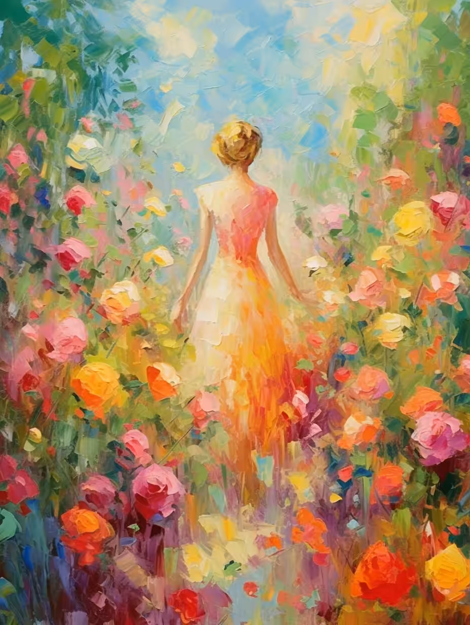 A Stroll in the Rose Garden