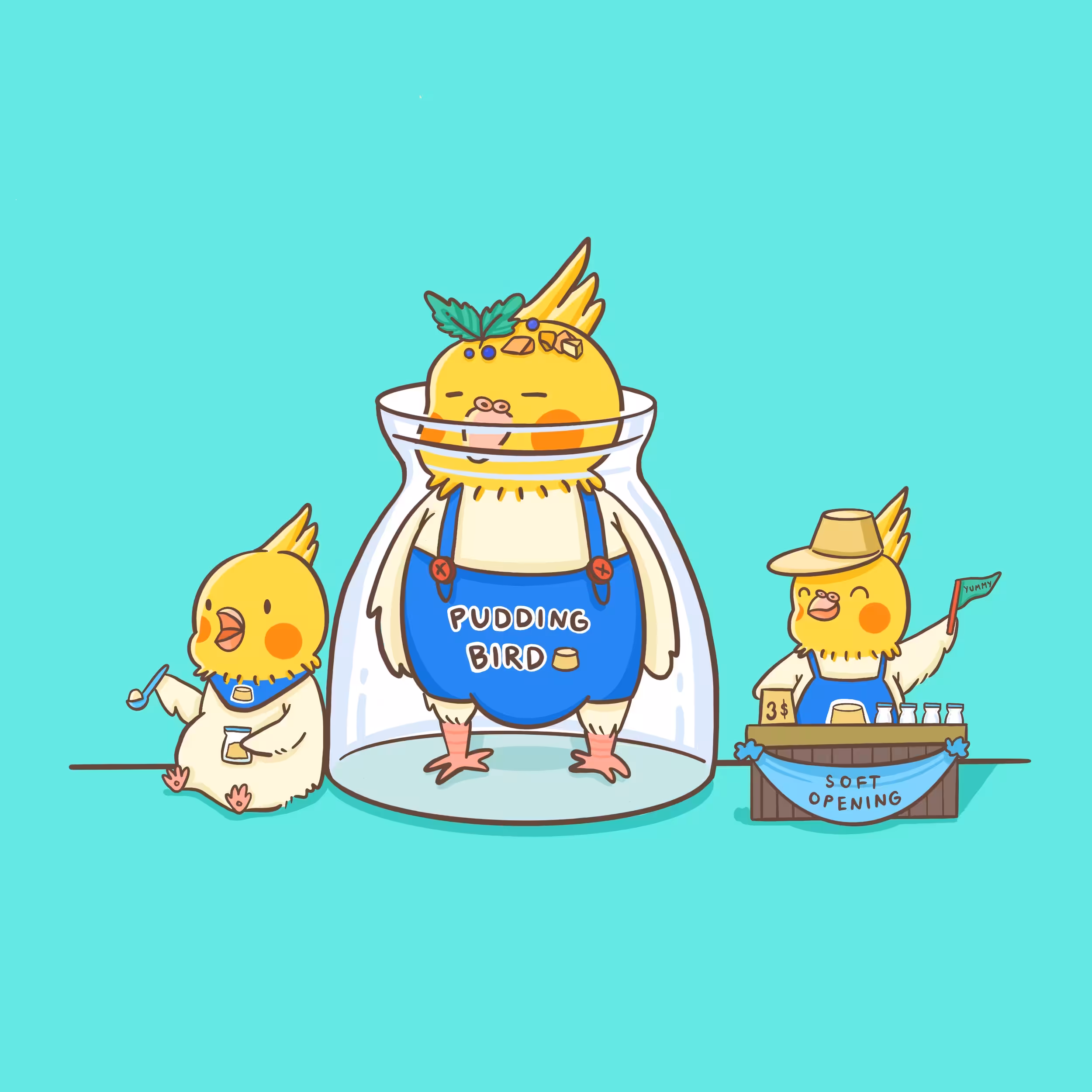 Pudding Birdy Pop-up store