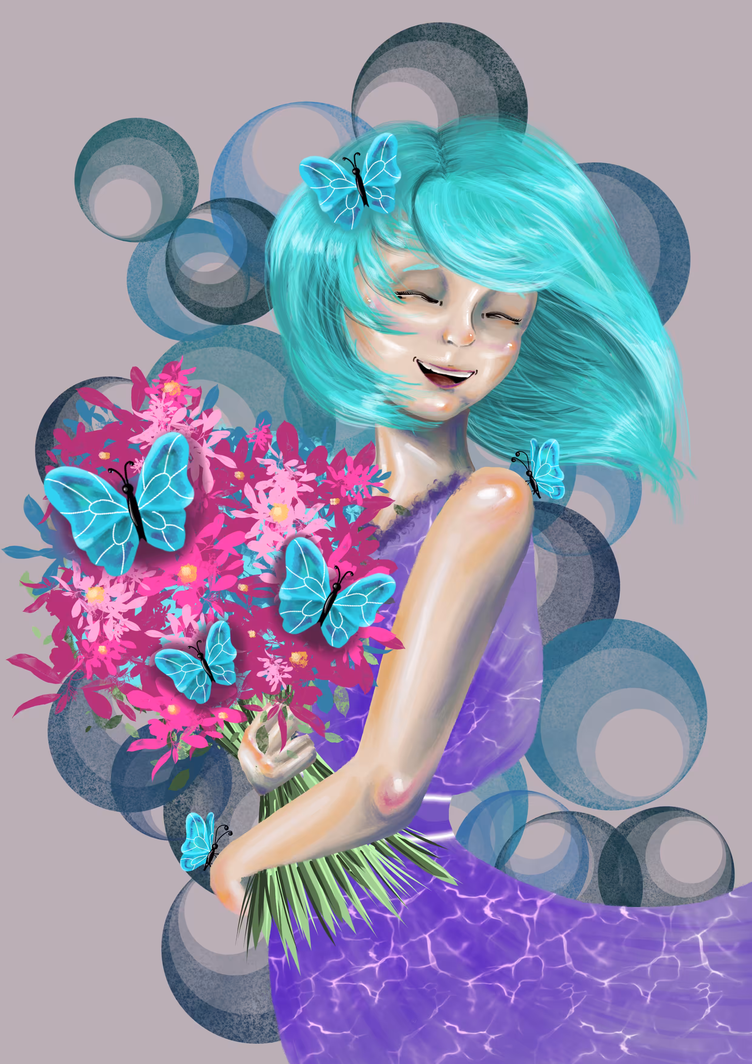 Butterfly smile