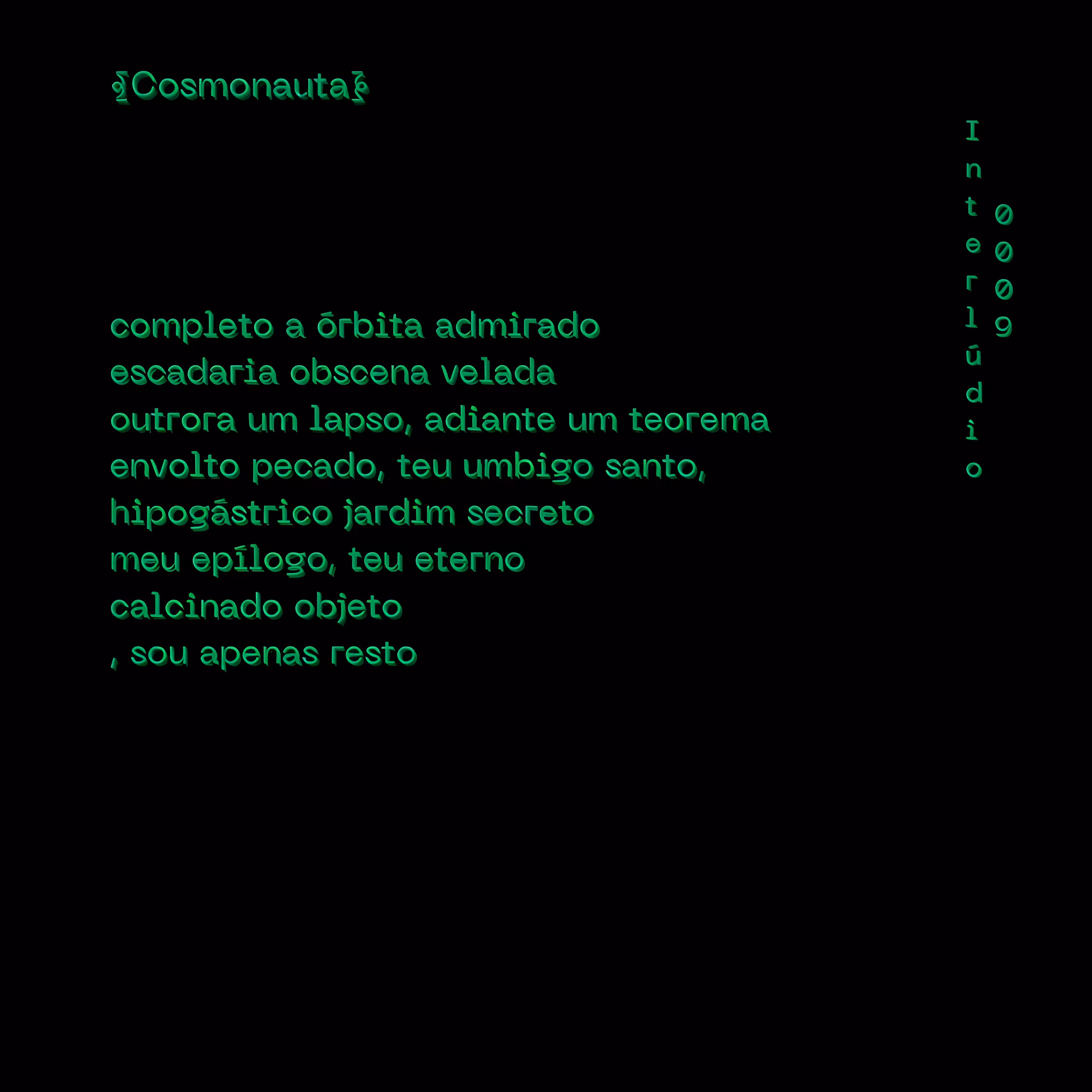 Soul Poesia: Cosmonauta