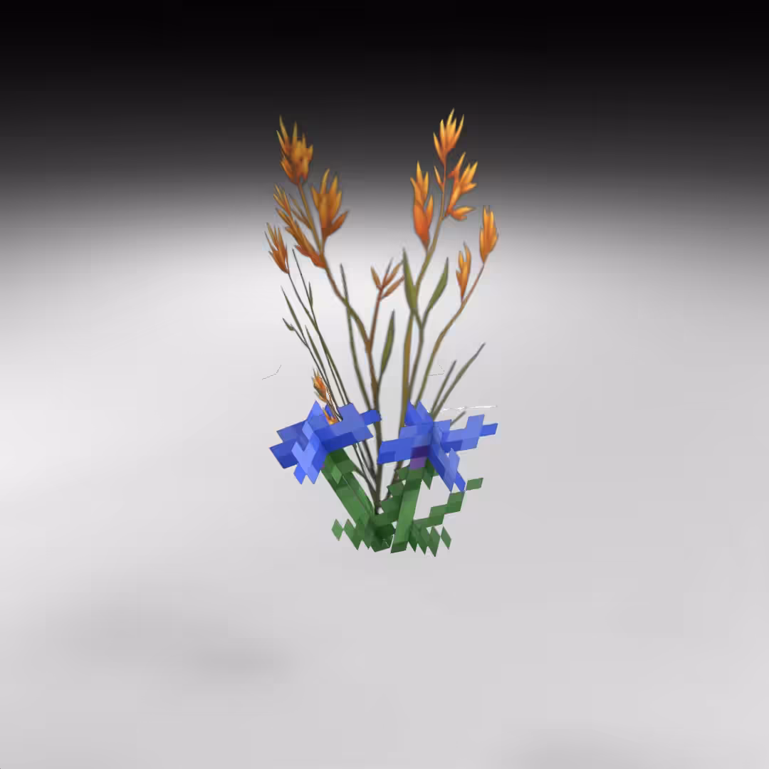 Hand-hacked Bouquet 93