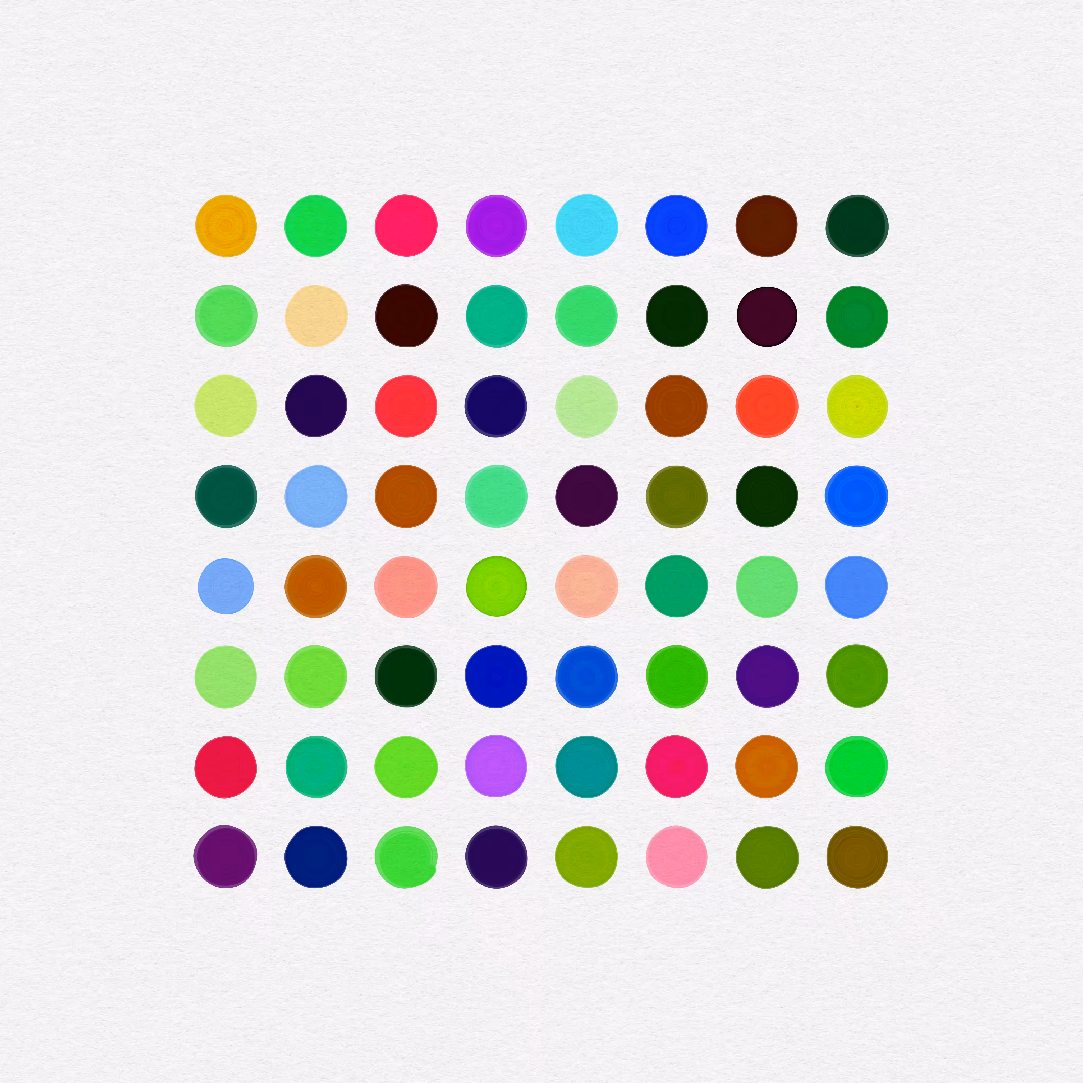 M'Fing Dots on a M'Fing Grid #134