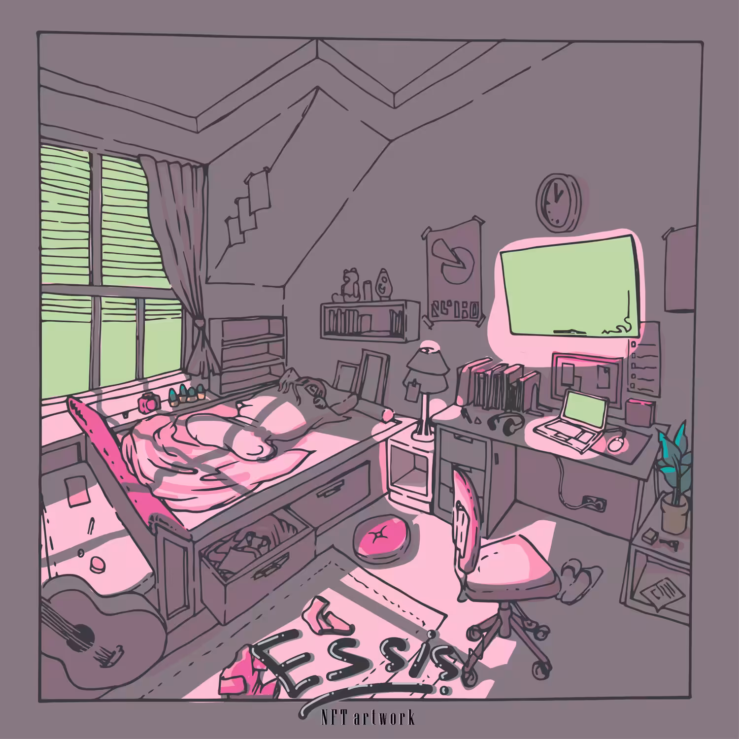 EssisW NFT artwork: EssisBO (Reiko) #0067
