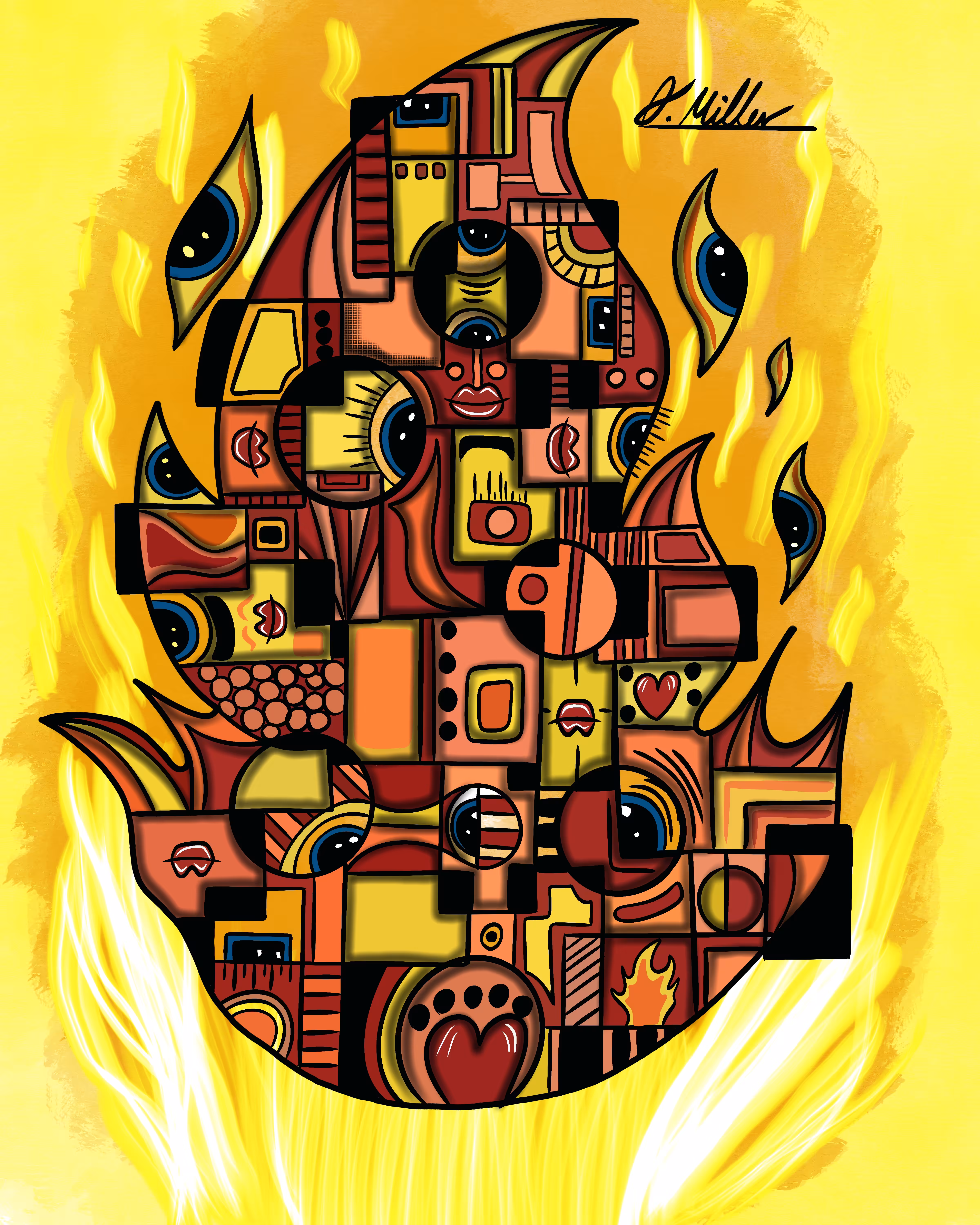 Into the flame