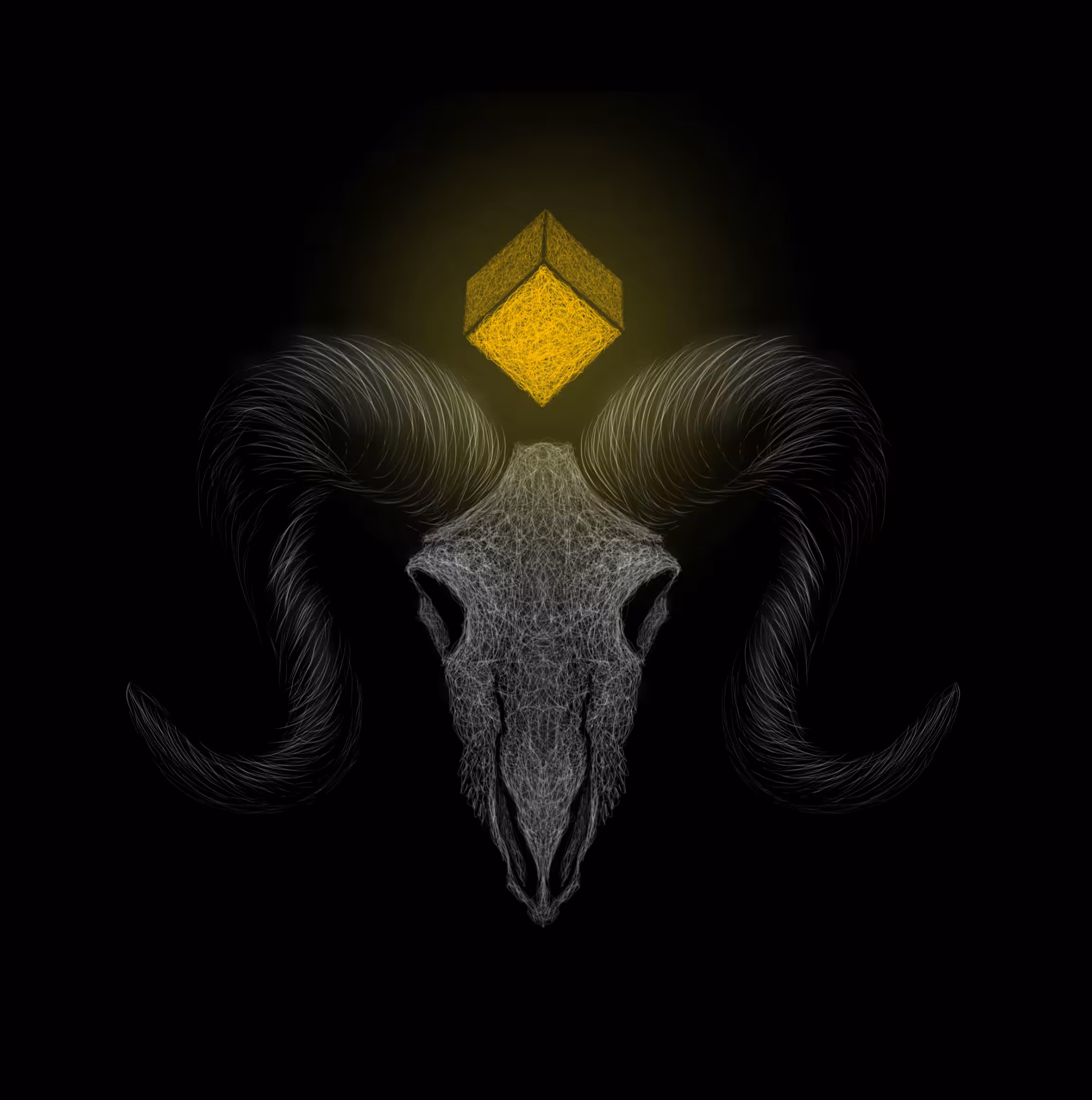 Dead goat bone