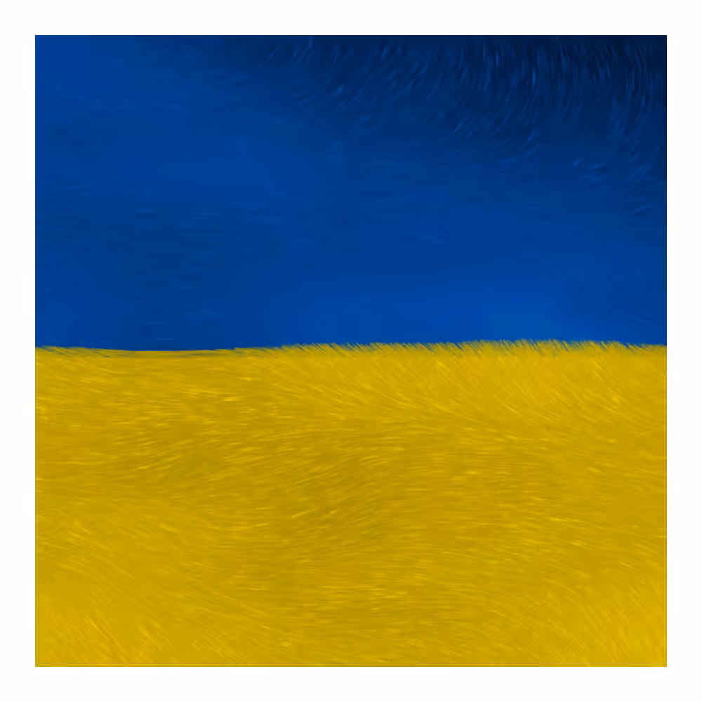 Blue and Yellow #25