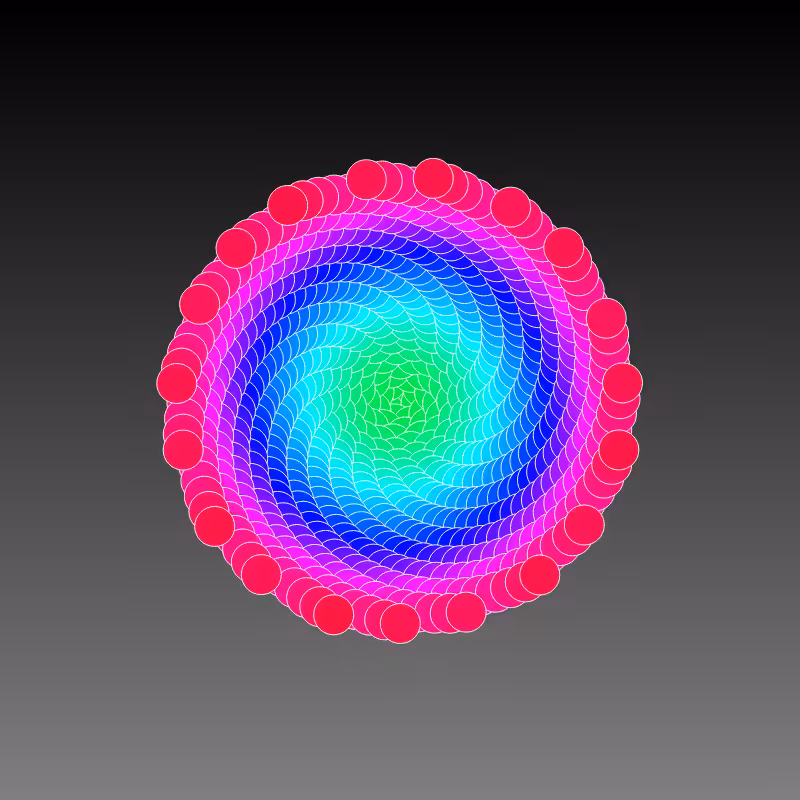 RAINBOW FLOWERS #15