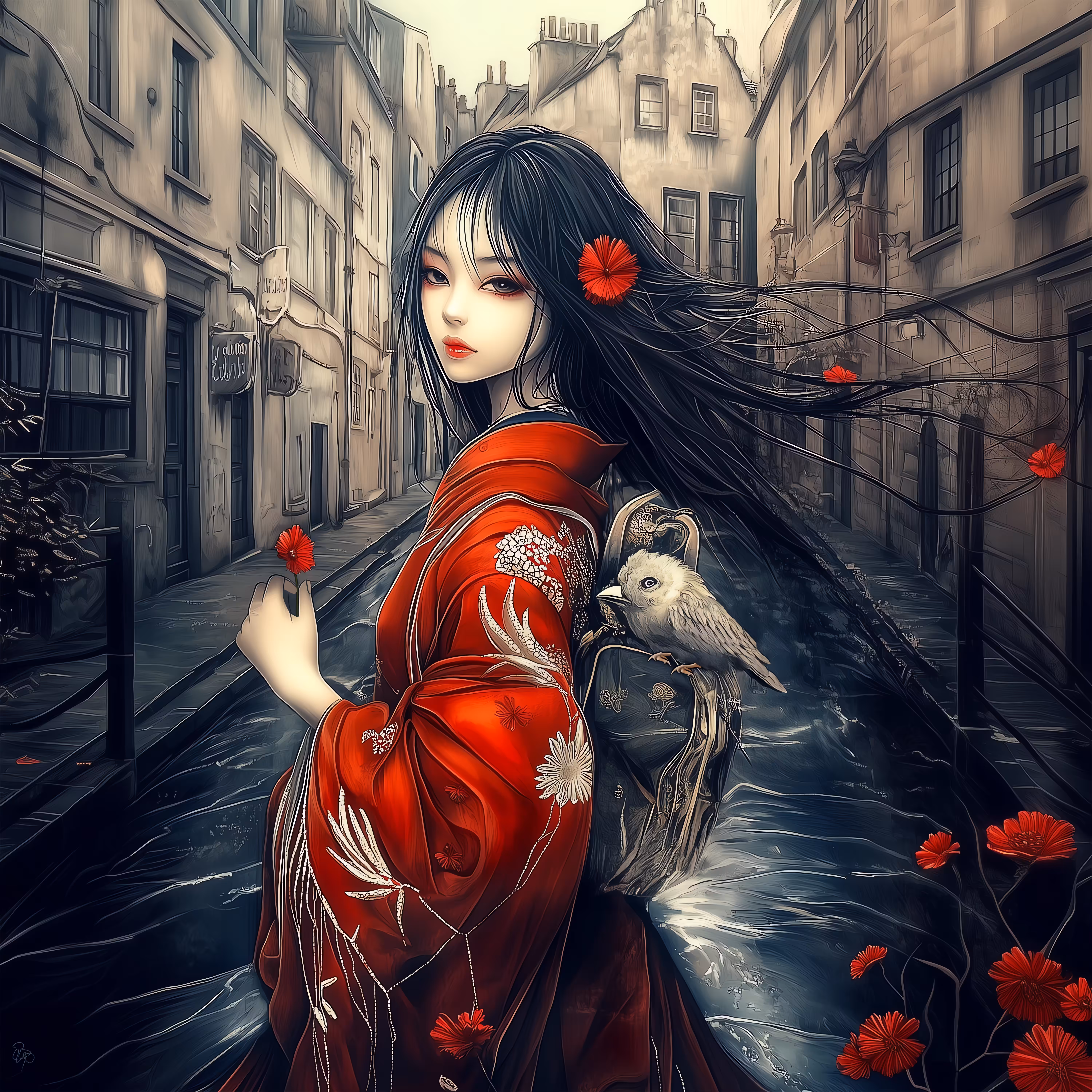 The Happy Valley: The Stranger in the Red Kimono