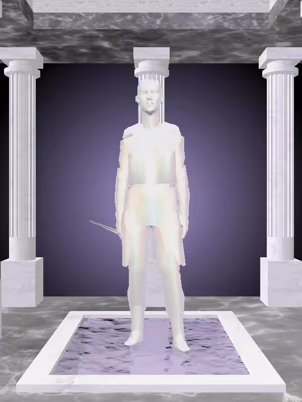 HeavenComputer: The Phone Calling Dusky Pale Pink Woman #2118