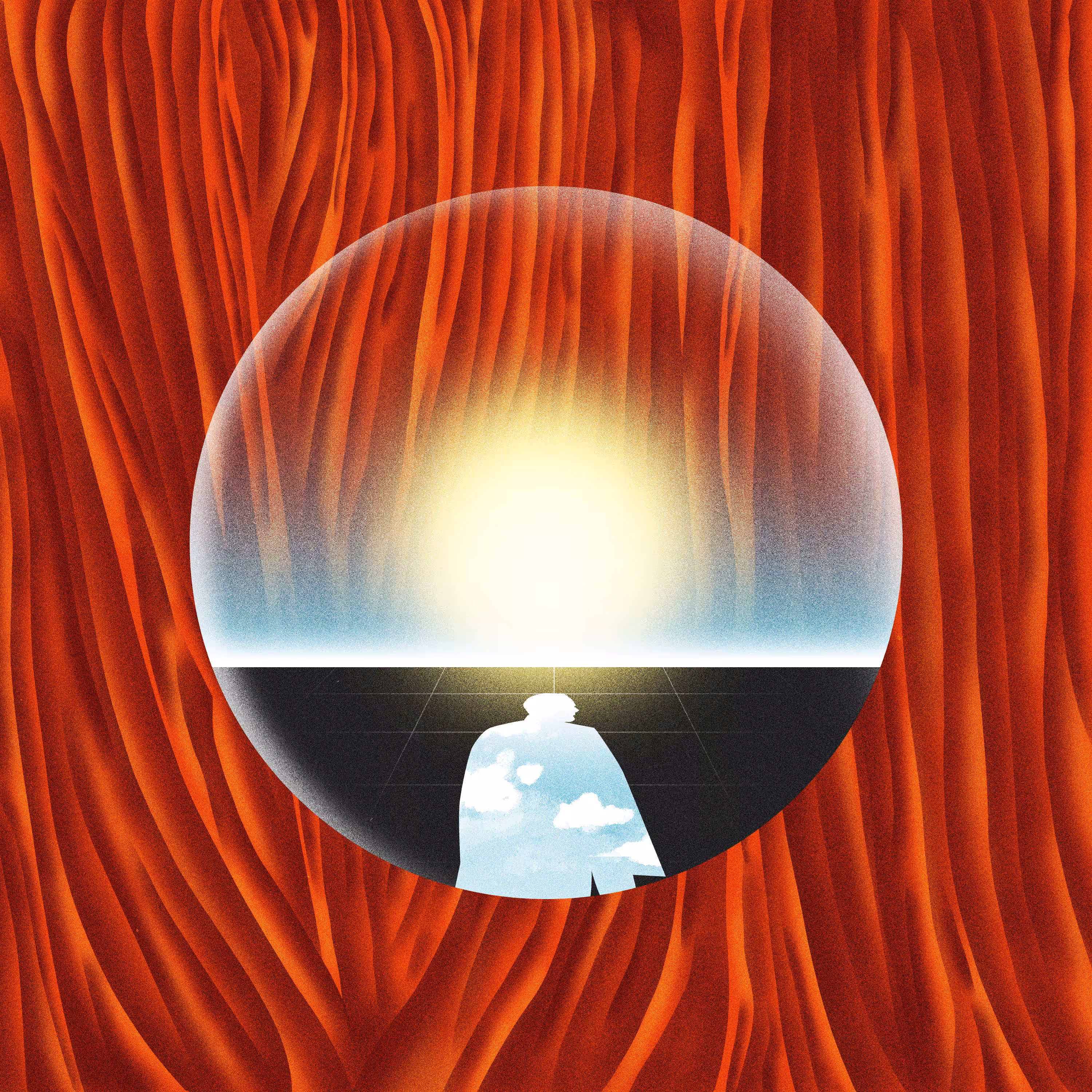 BEHIND THE RED CURTAINS