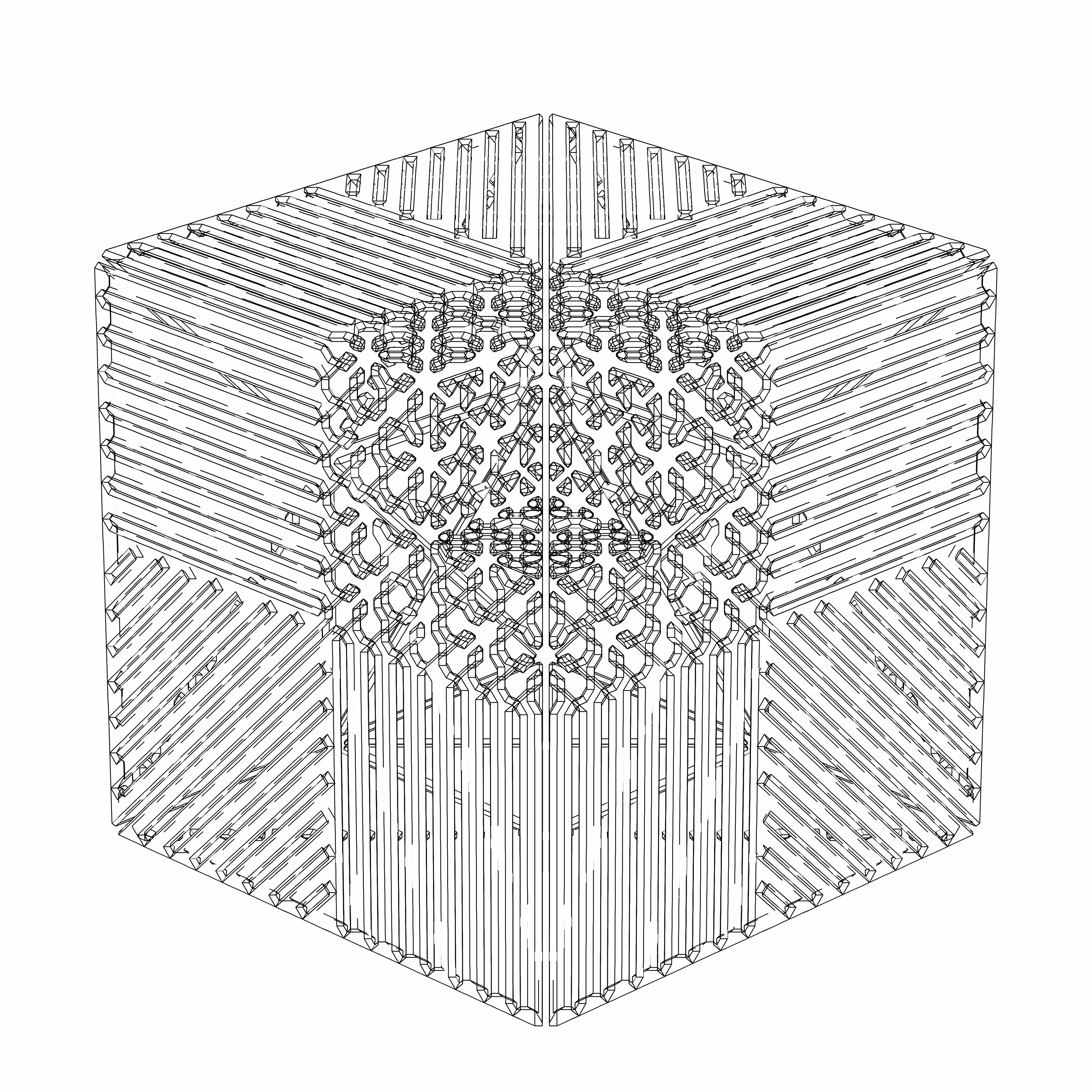 LL21 Alien Art Cube #735