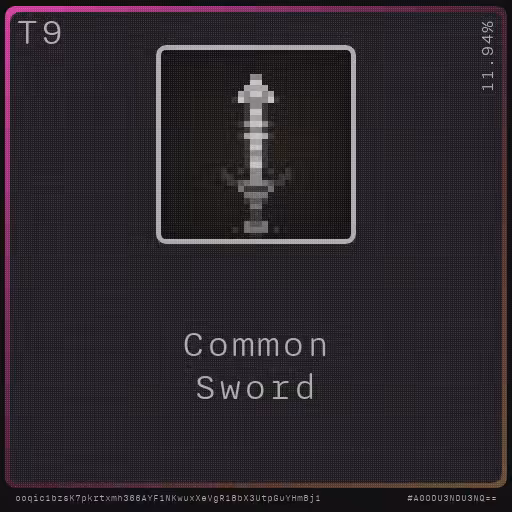 Gear for your quests - Sword #3