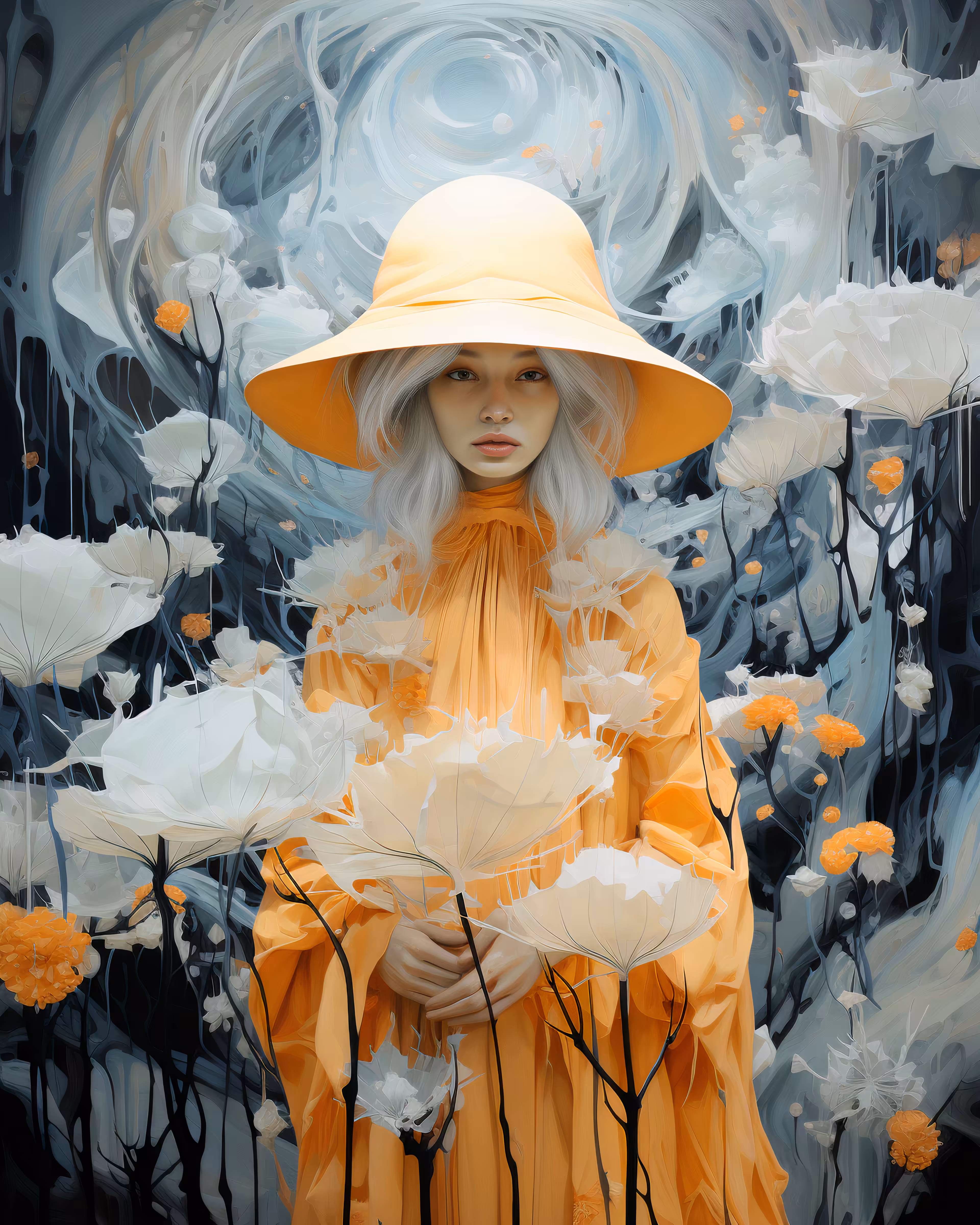 Mysterious Lady. Fantasy #020