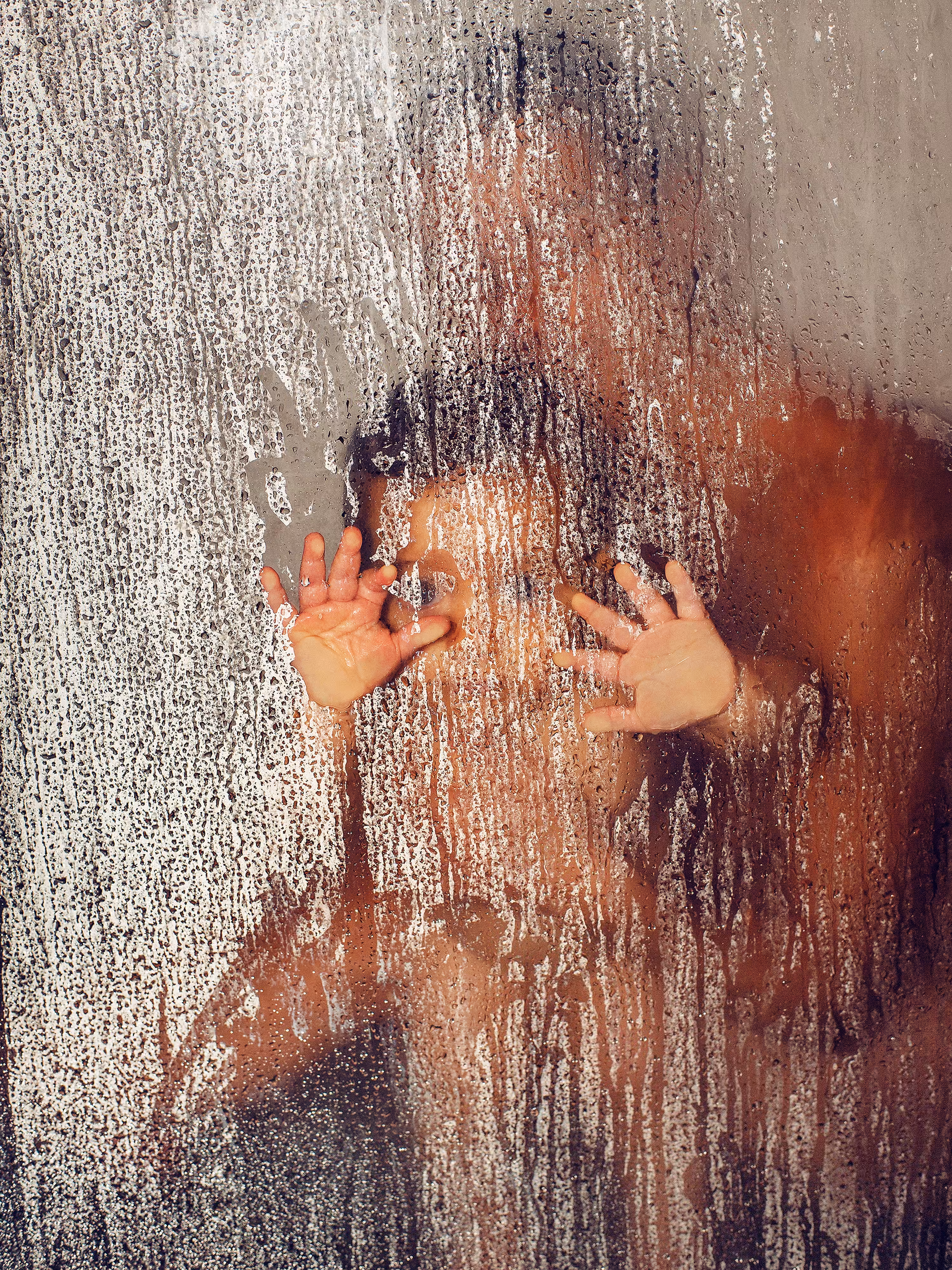 Atlas and Marion in Shower