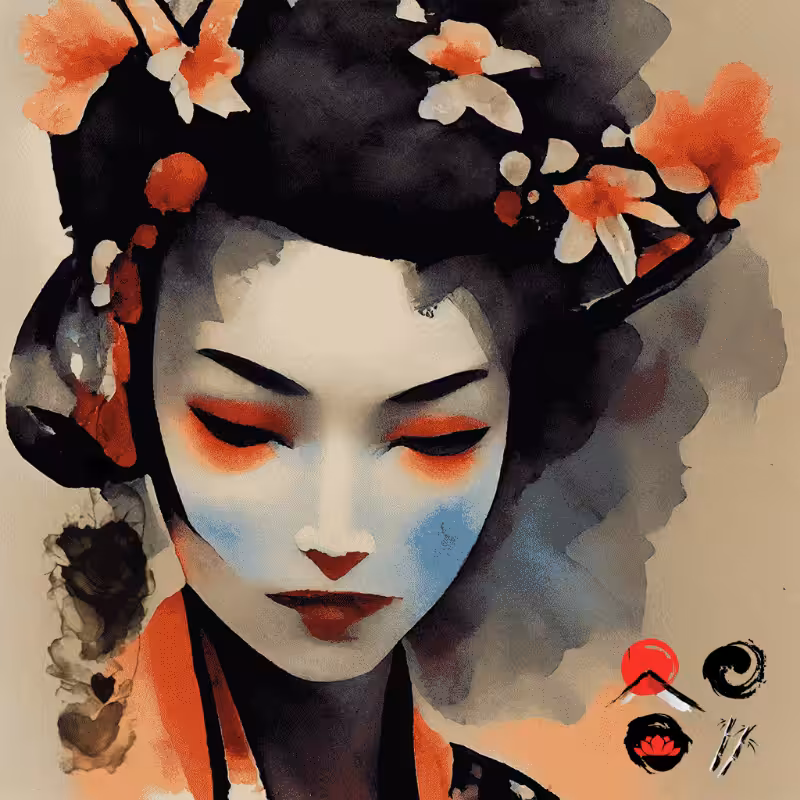 Black Rose and Geisha #5