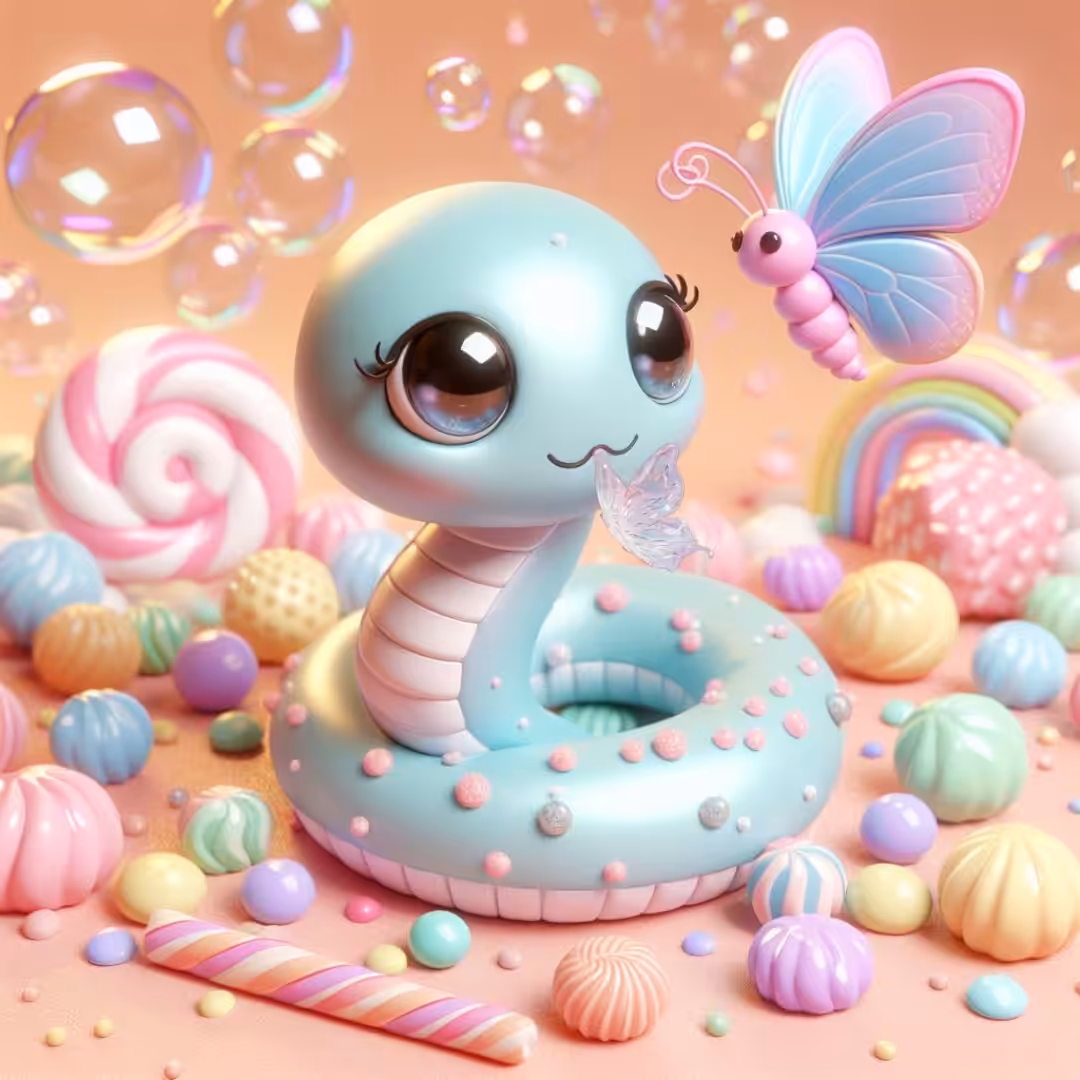 Pastel serpent