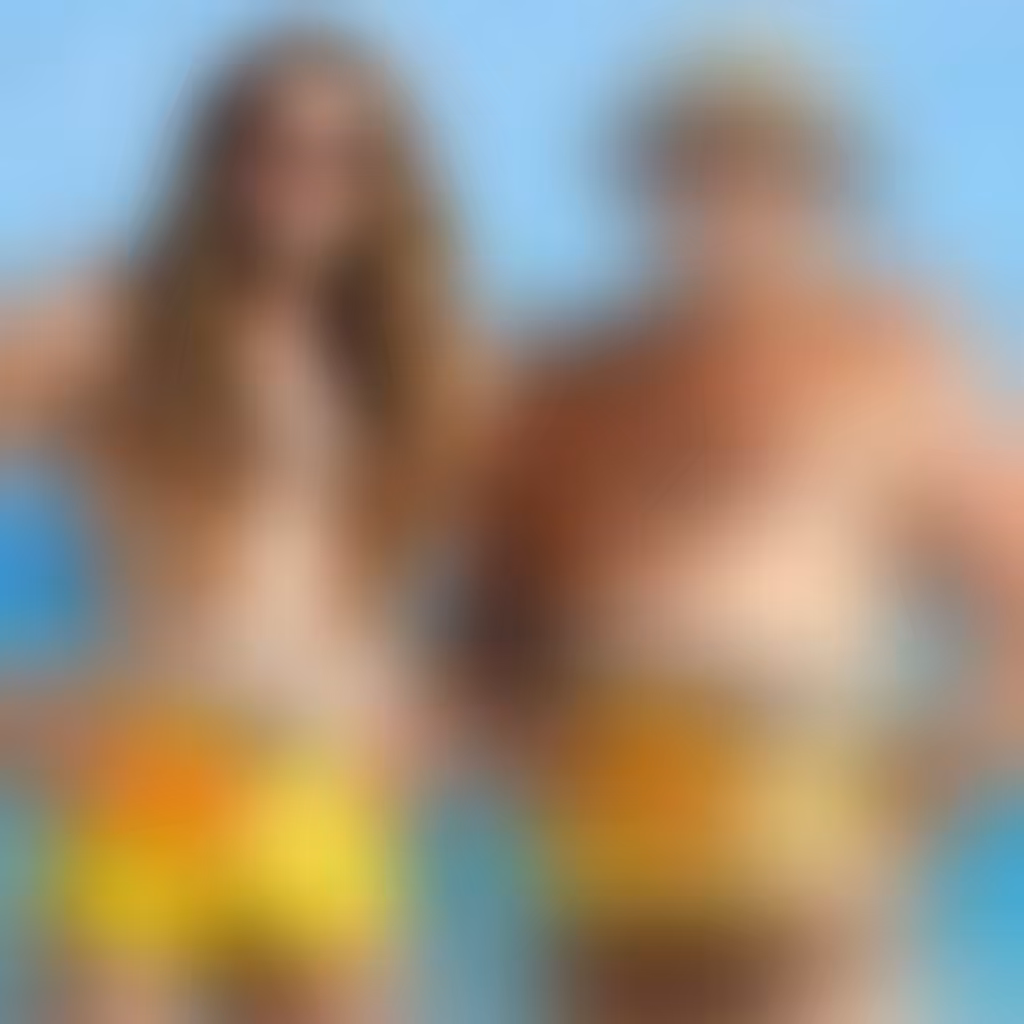 En Maillot de Bain: Robbie et T.A. en maillot de bain