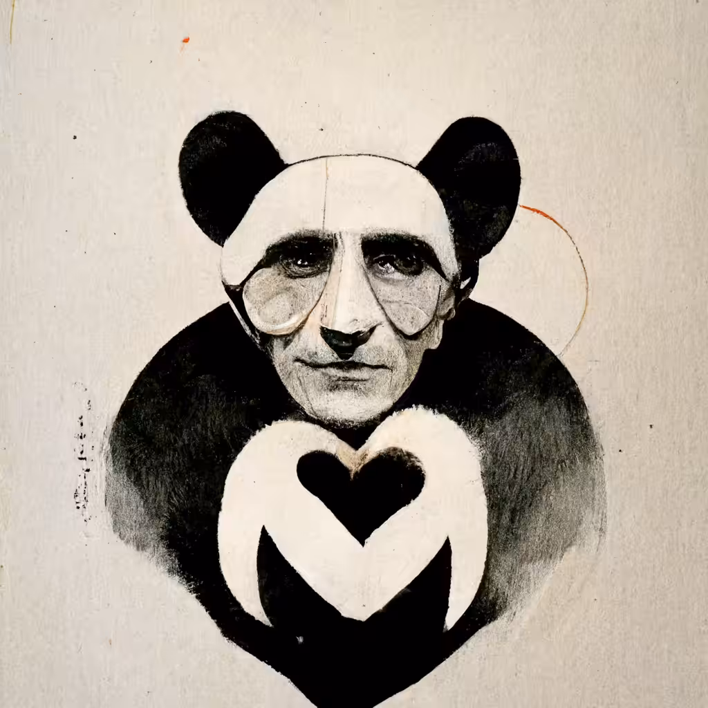 Coeur croisé et panda décapotable