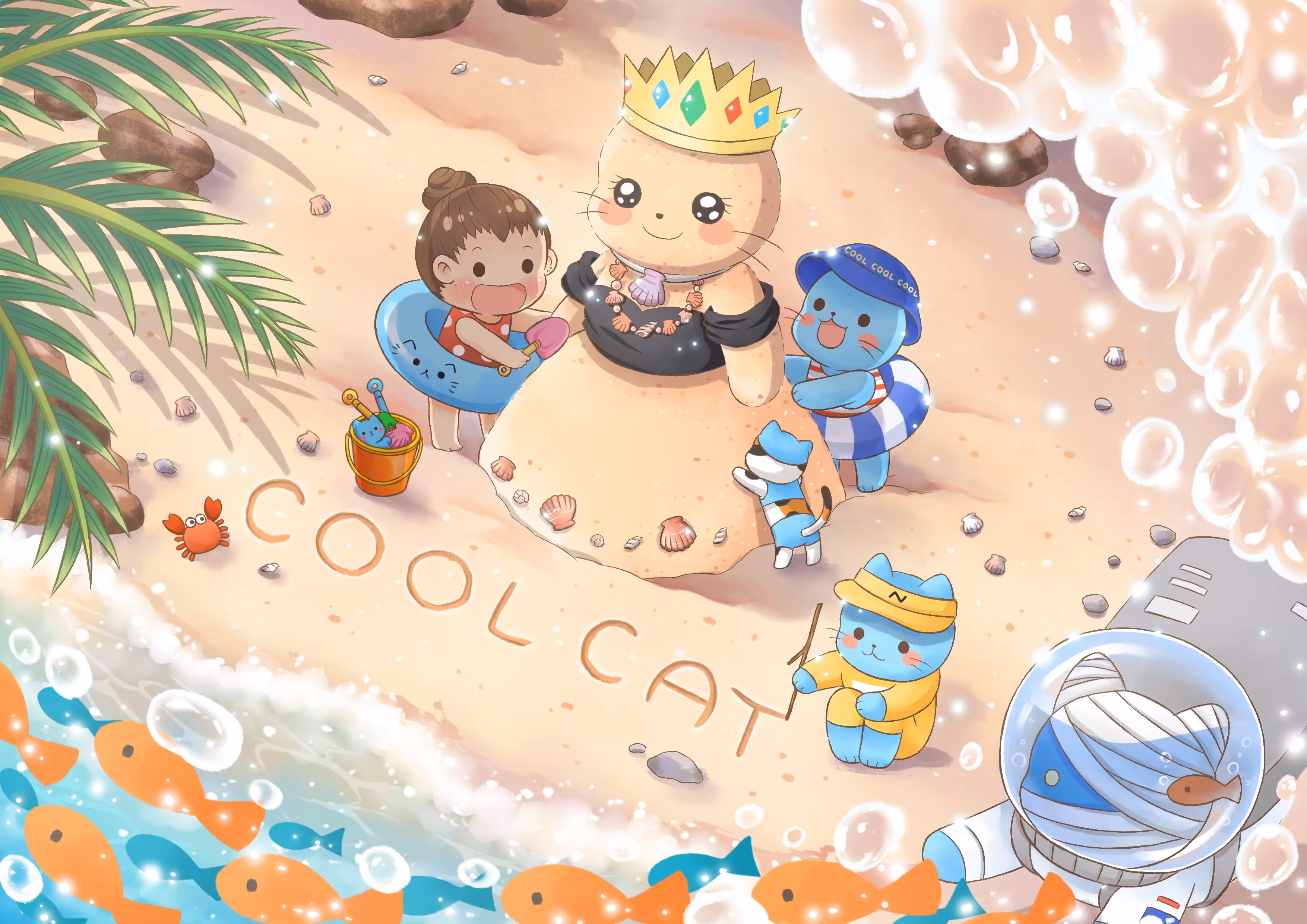 [Clontest] Cool Cats at the Beach