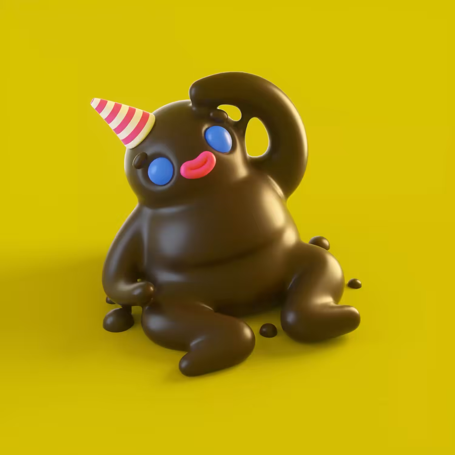 Melting Chocolate Man