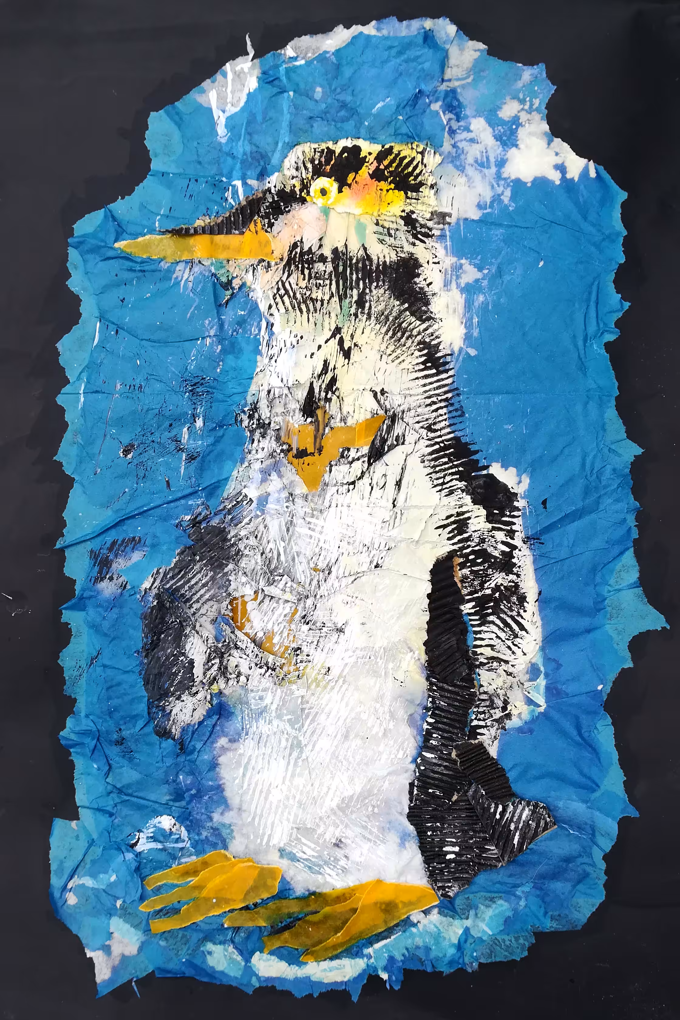 Alberto, the frozen penguin.