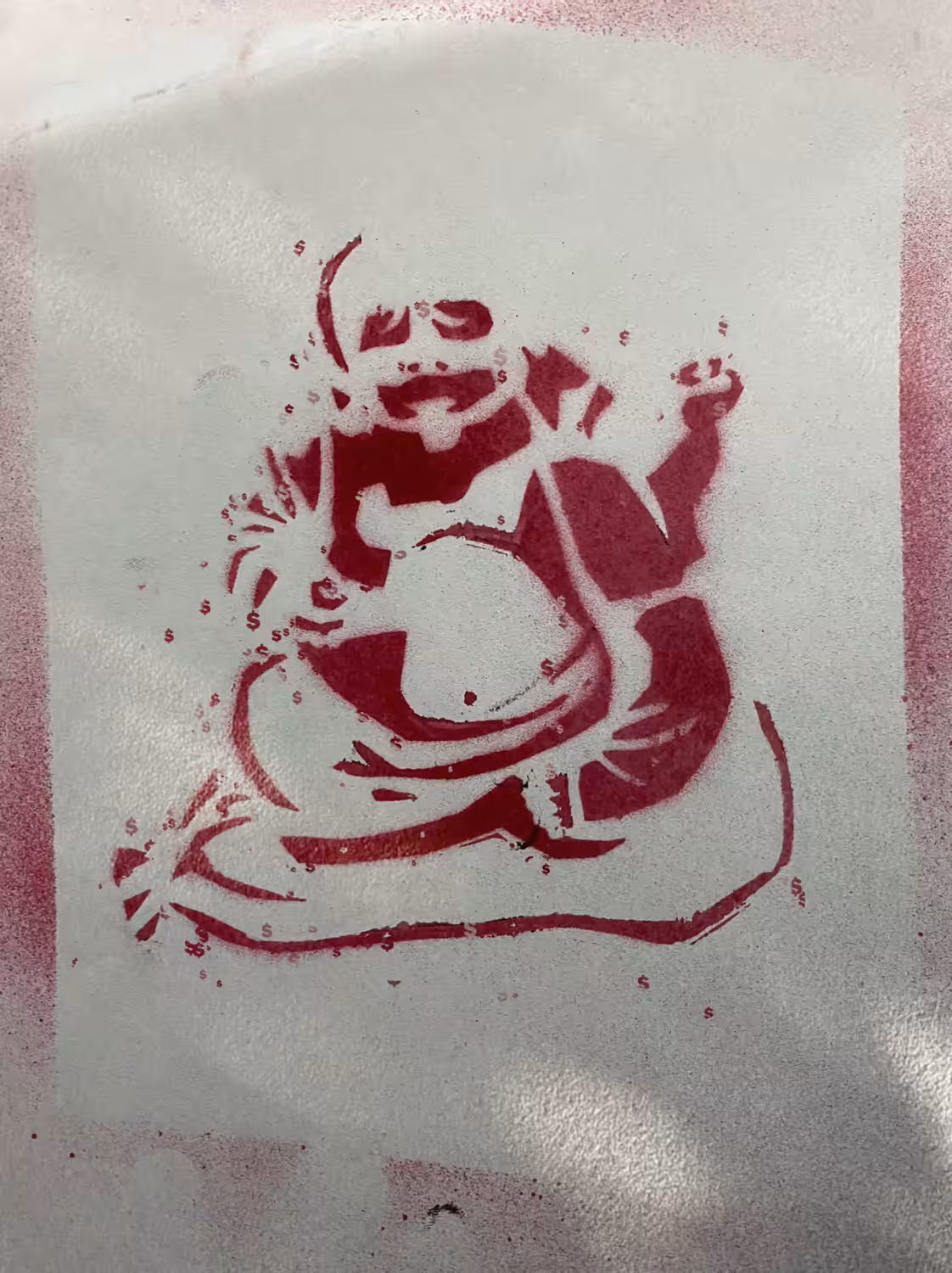 Red Money Buddha