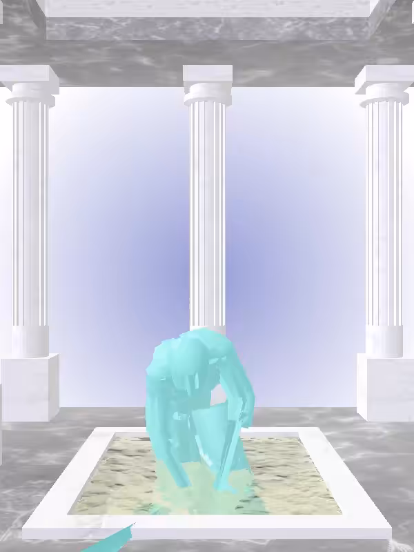 HeavenComputer: The Crawling Minty Green Woman #7196