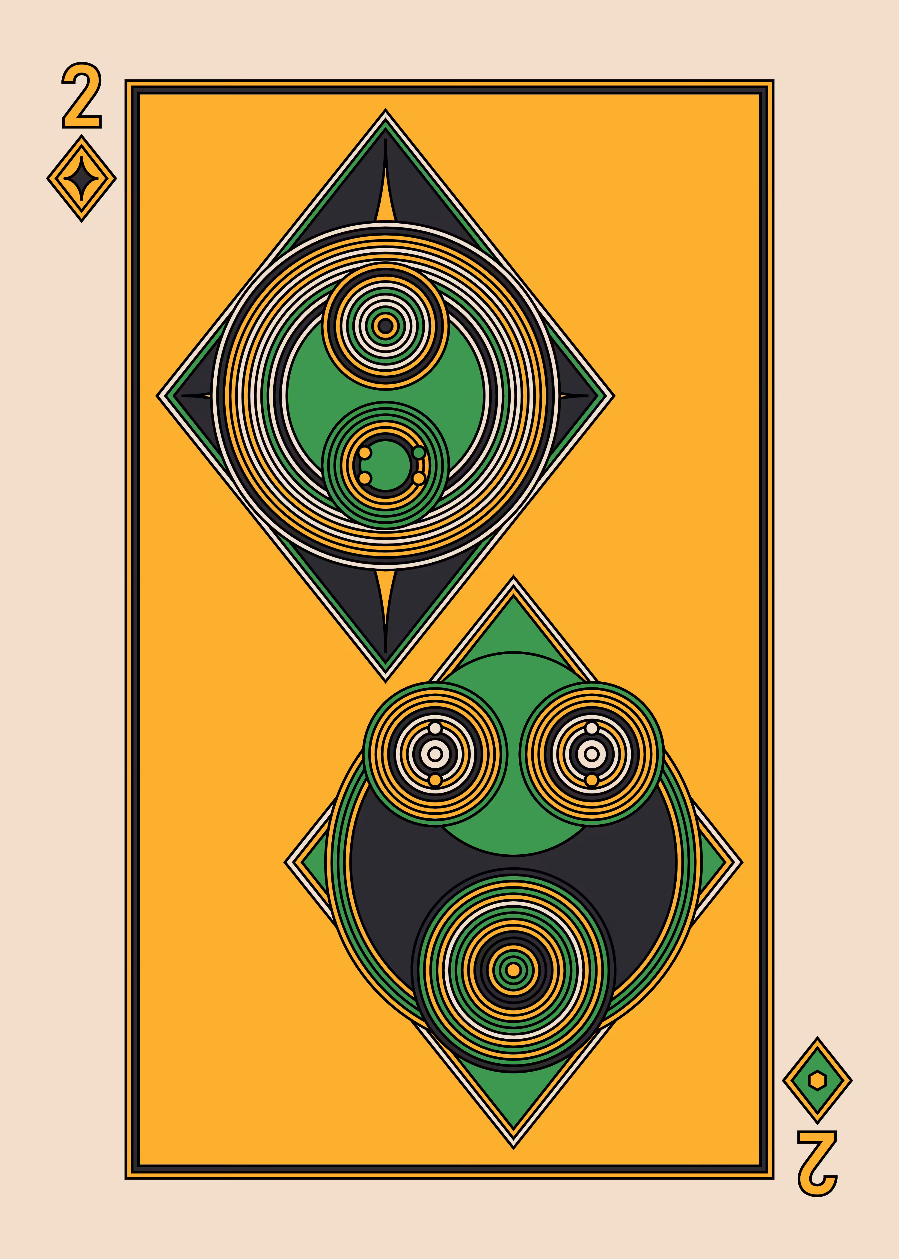 Two of Diamonds Dark