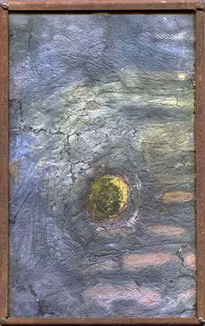Yellow sun 2. A piece of the Polyptych of Liberty