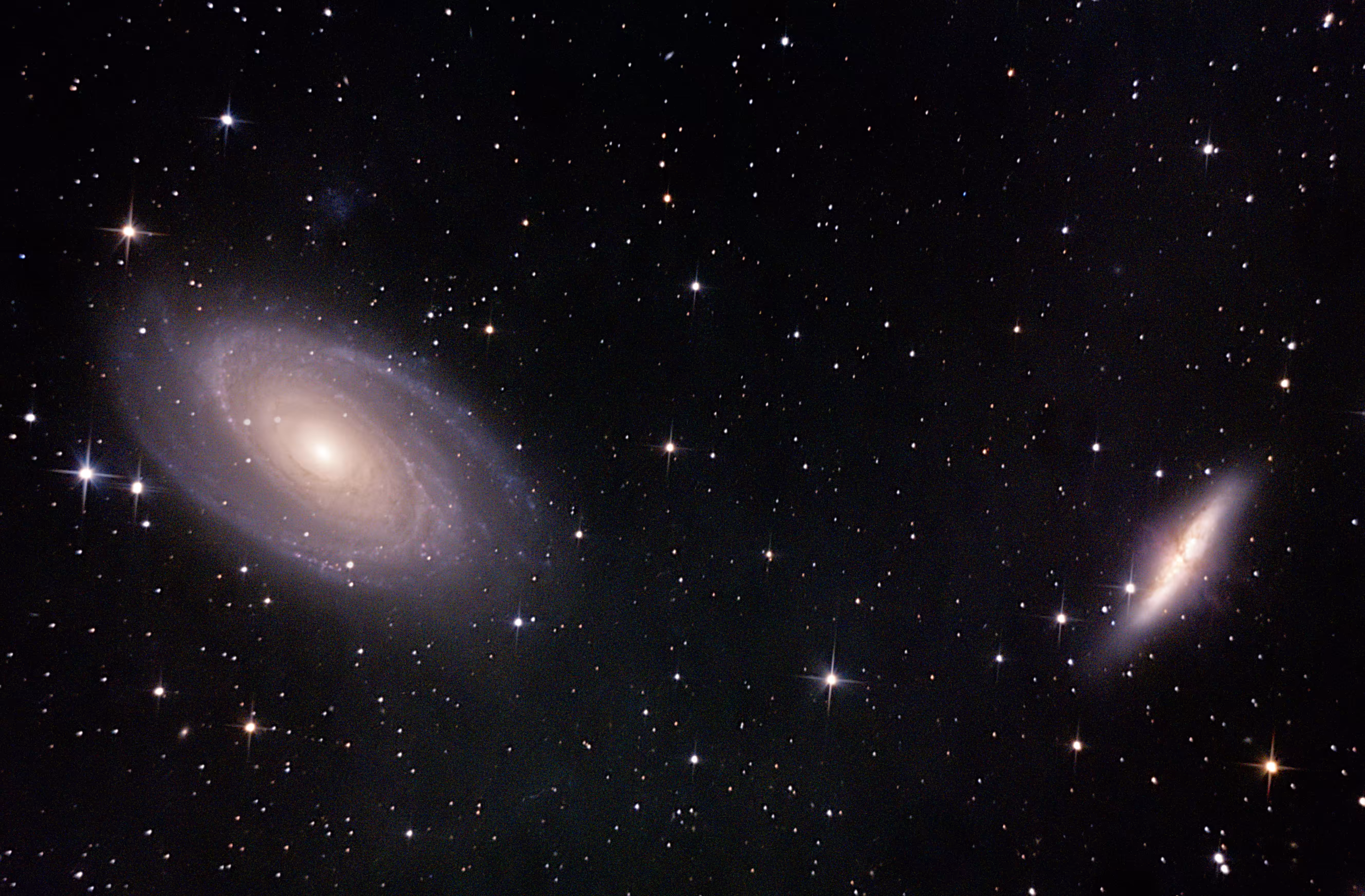 Bode's Galaxy and Cigar Galaxy