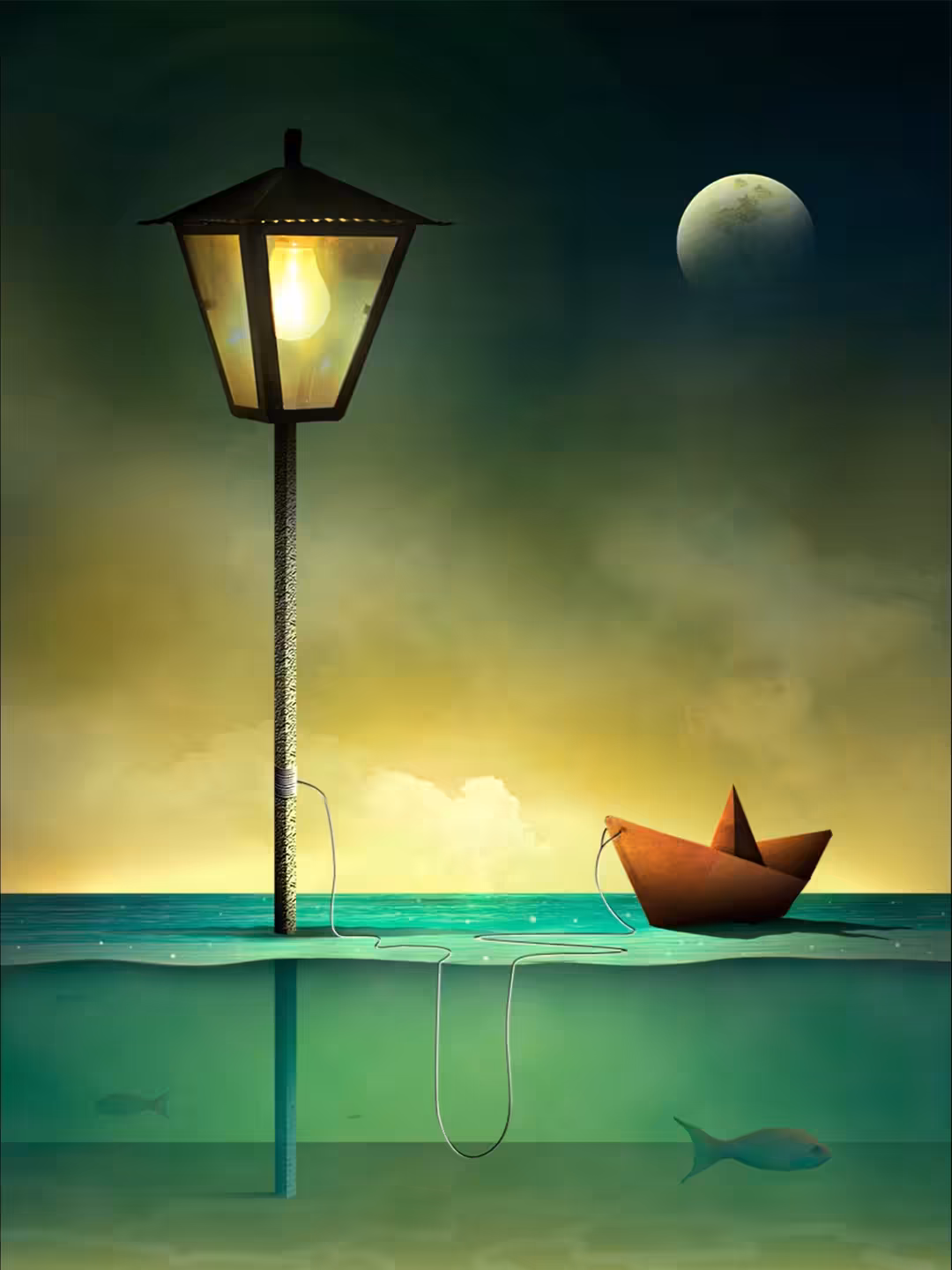 " Little Boat at Repose " - Animation