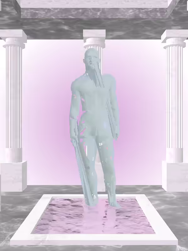 HeavenComputer: The Loser Matte Pale Green Man #1181