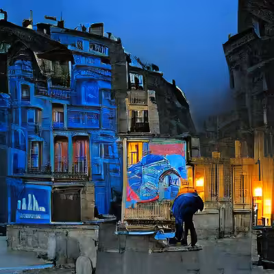 Paris Artist's Dawn