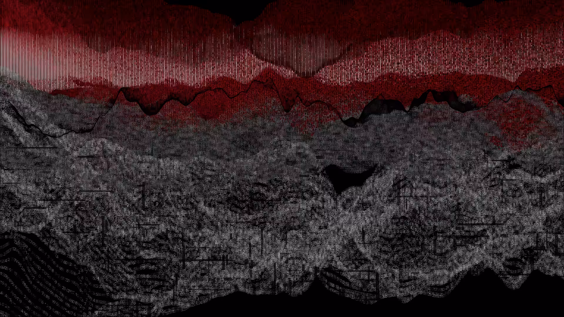 Pixel rain in a data landsacape #126