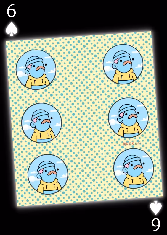 NFT CARDS 6 TRIBUTE TO @KDEAN