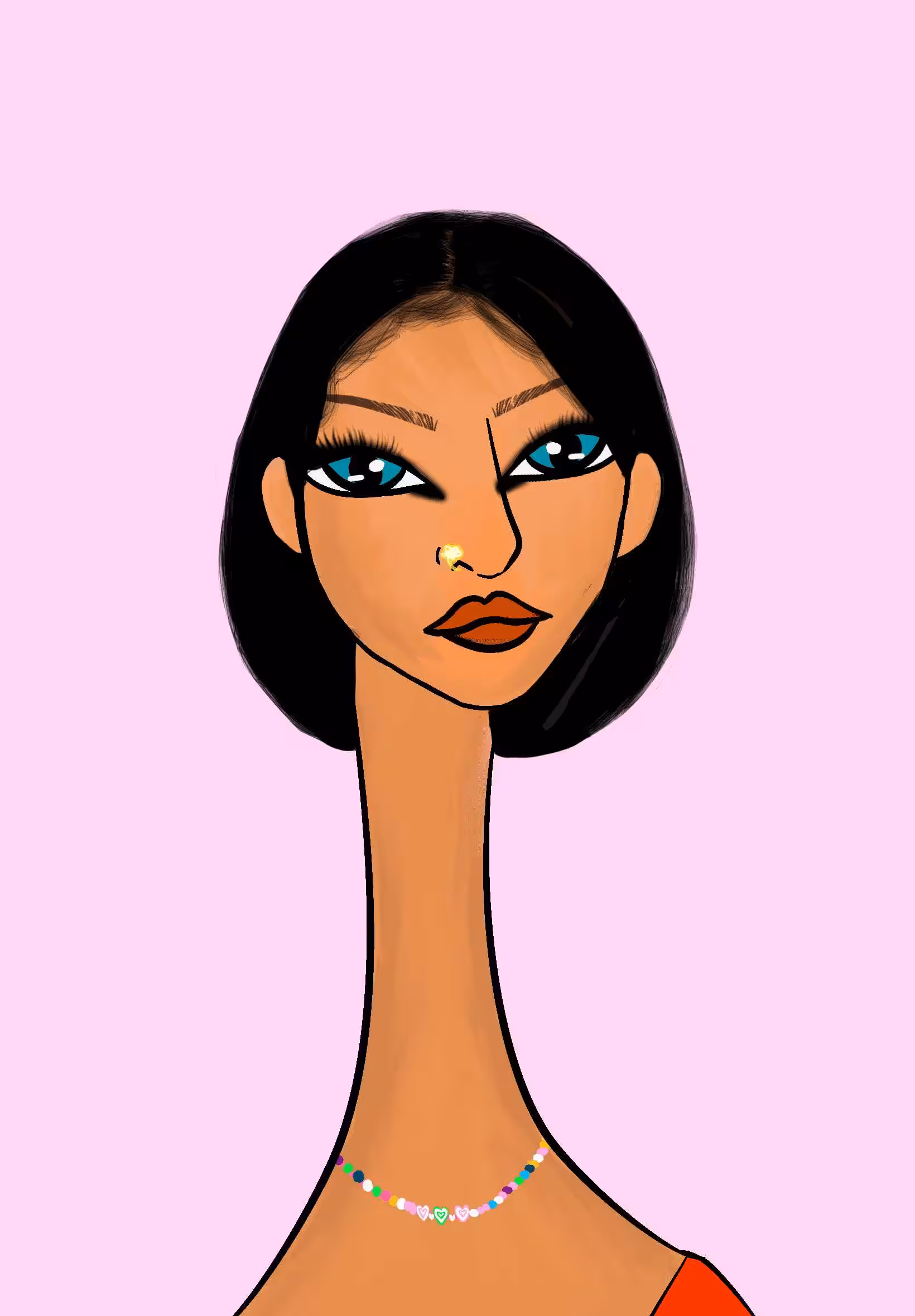 Long Neckie Ladies: Long Neckie Lady #1111